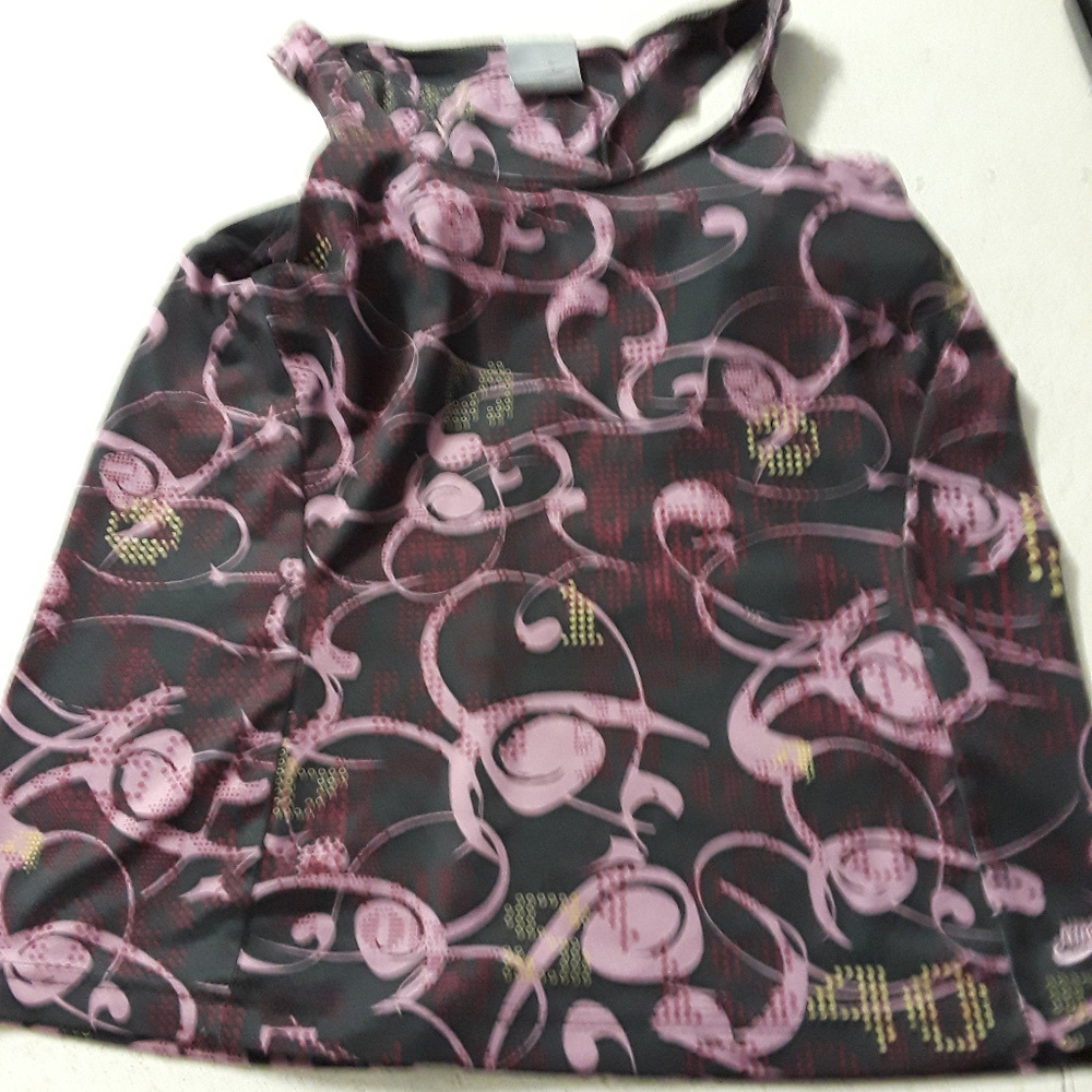 Nike purple printed racerback activewear tank